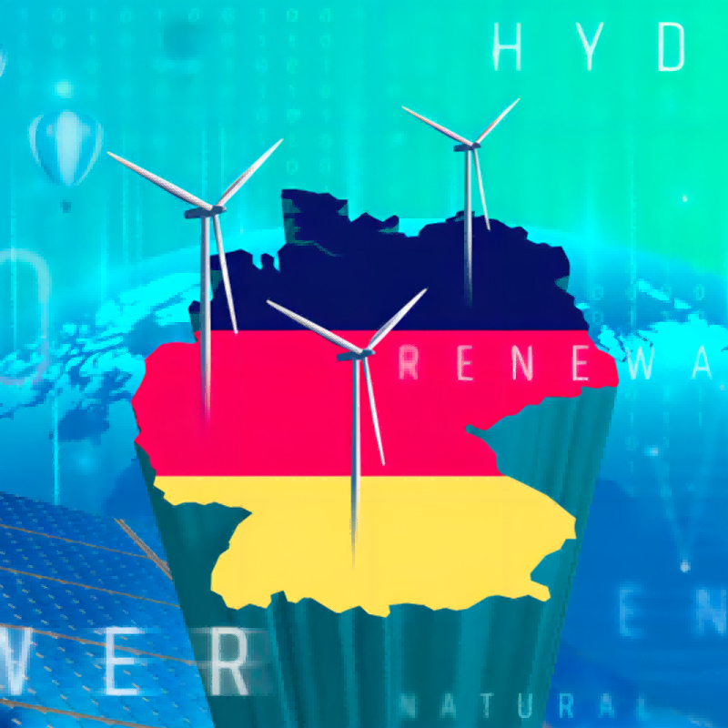 Germania tres ultimas plantas nuclei potentiae claudit et suum umbilicum ad energiam hydrogenii propellit