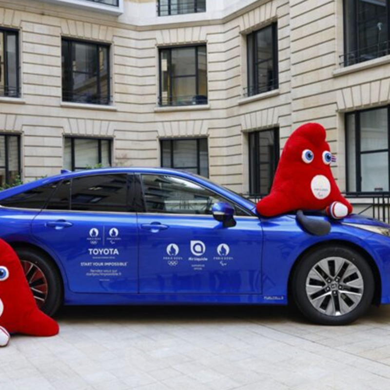 Air Liquide sustinet Paris 2024: hydrogenium pro 100 Toyota Mirai supplebit