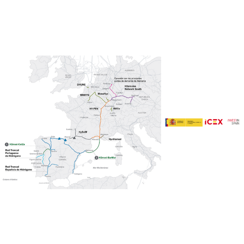 Totalis investment of 4.9 billion nummis? Hispaniam promovere DCL viridi hydrogenii projects